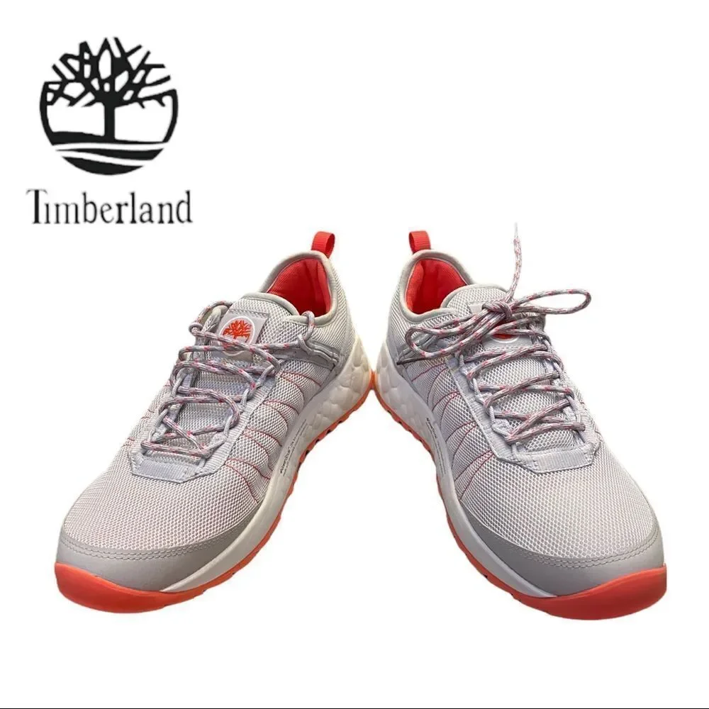 NEW Timberland Women's Solar Wave Light Grey Mesh Sneakers 11